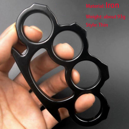 Four-Hole Iron Outdoor EDC Tool for Pocket Use