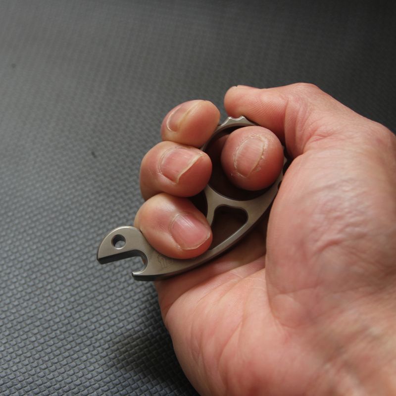 Titanium Snail Design EDC Tool with Bottle Opener and Keychain Function