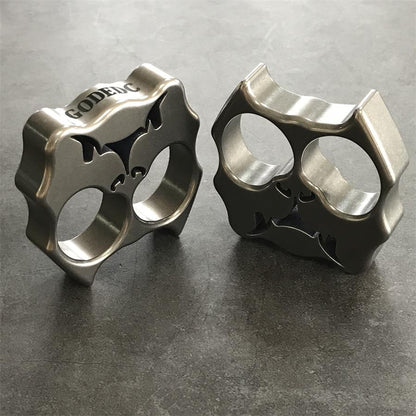 GODEDC Titanium TC21 Canine Head Dual-Hole Outdoor Tool