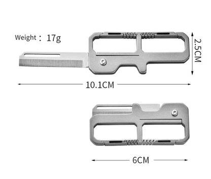 Titanium Alloy Key Chain Protective Metal Key Chain EDC