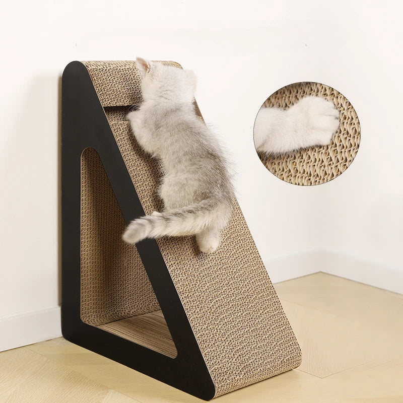 2-in-1 Cat Scratcher with Ball