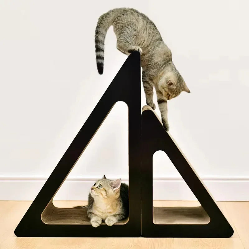 2-in-1 Cat Scratcher with Ball