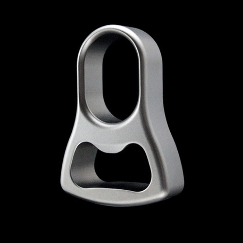Sand Blasted and Stone Washed Titanium Alloy Open Bottle Backpack Tool