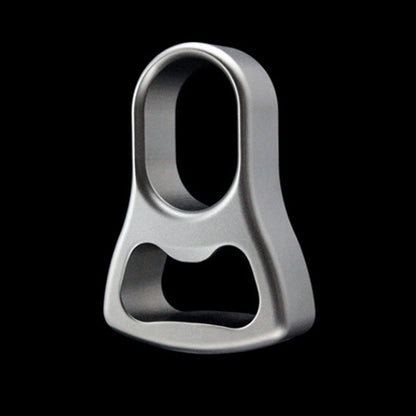 Sand Blasted and Stone Washed Titanium Alloy Open Bottle Backpack Tool