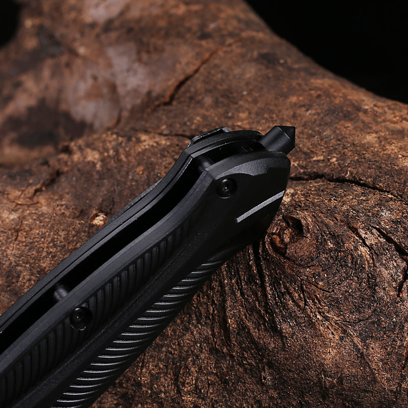 Outdoor Tool with Folding Design and Plastic Handle