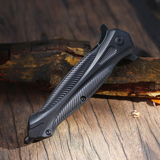 Outdoor Tool with Folding Design and Plastic Handle