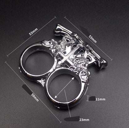 Zinc Alloy Twin Contemplative Shape Outdoor Tool