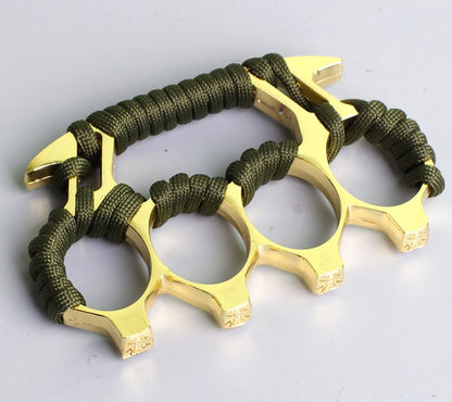 Outdoor Pocket EDC Tool with Large Hole and Rope for Backpack