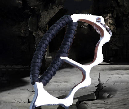Outdoor Paracord Tool with Zinc Alloy and Wide Dual Finger Grip