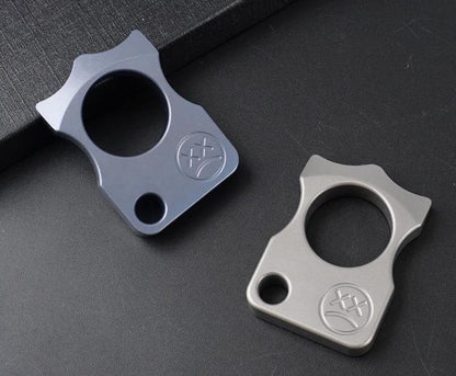 Small Titanium Alloy Keychain Bottle Opener Portable EDC Tool