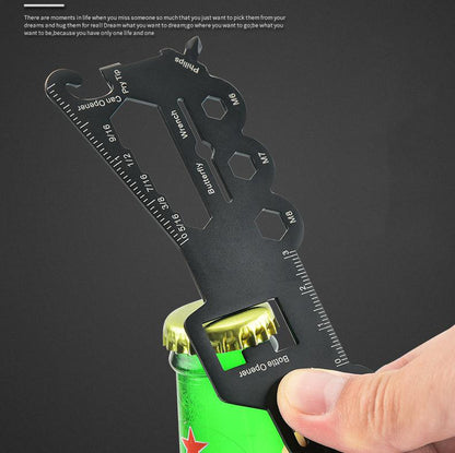 Multifunctional Bottle Opener Repair Wrench Creative Outdoor Camping Survival Combination Defense EDC Tools