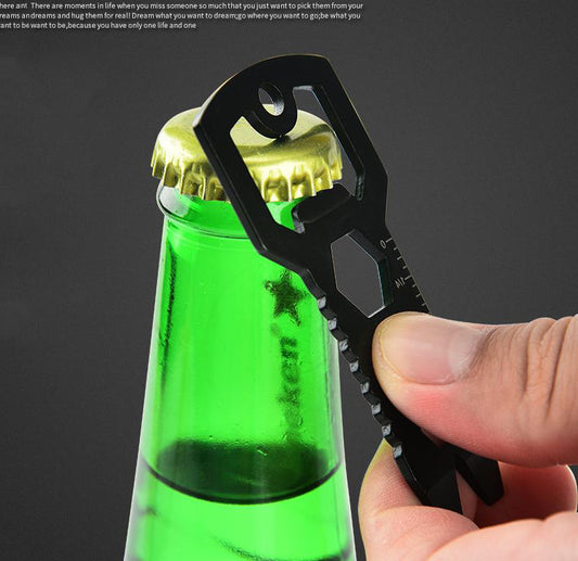 Multi-functional EDC tool bottle opener keychain portable Wrench Maintenance Tool