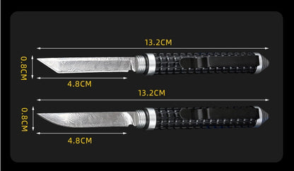 Damascus Patterned Pen Multifunction Pocket Tool
