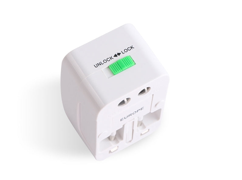 Global Travel Socket Featuring Universal Plugs for Multiple Countries