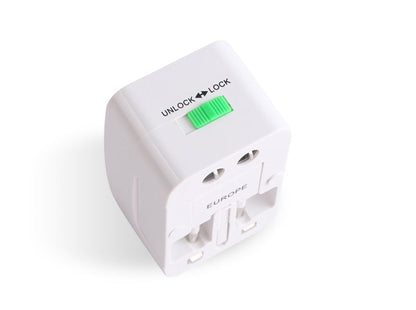 Global Travel Socket Featuring Universal Plugs for Multiple Countries