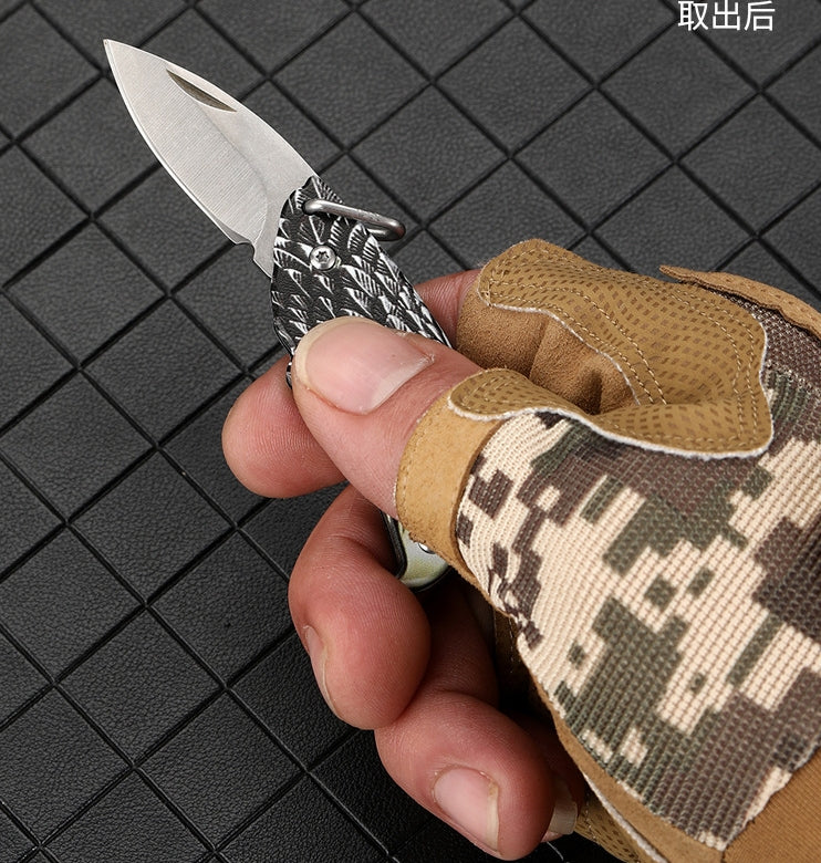 Eagle-themed Folding Keychain Pendant Outdoor Portable EDC Tool