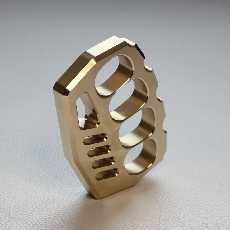 Durable Outdoor Brass Tool with Thick Four-Hole Design