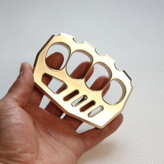 Durable Outdoor Brass Tool with Thick Four-Hole Design