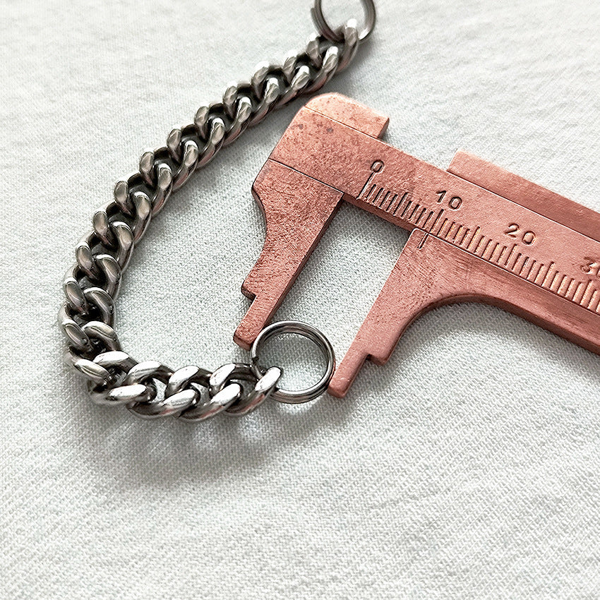 EDC Toothpick Tool Featuring 304 Steel and a Titanium Chain