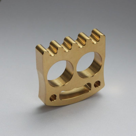 Portable Brass Edc Tool with Mini Smiley Face Bottle Opener