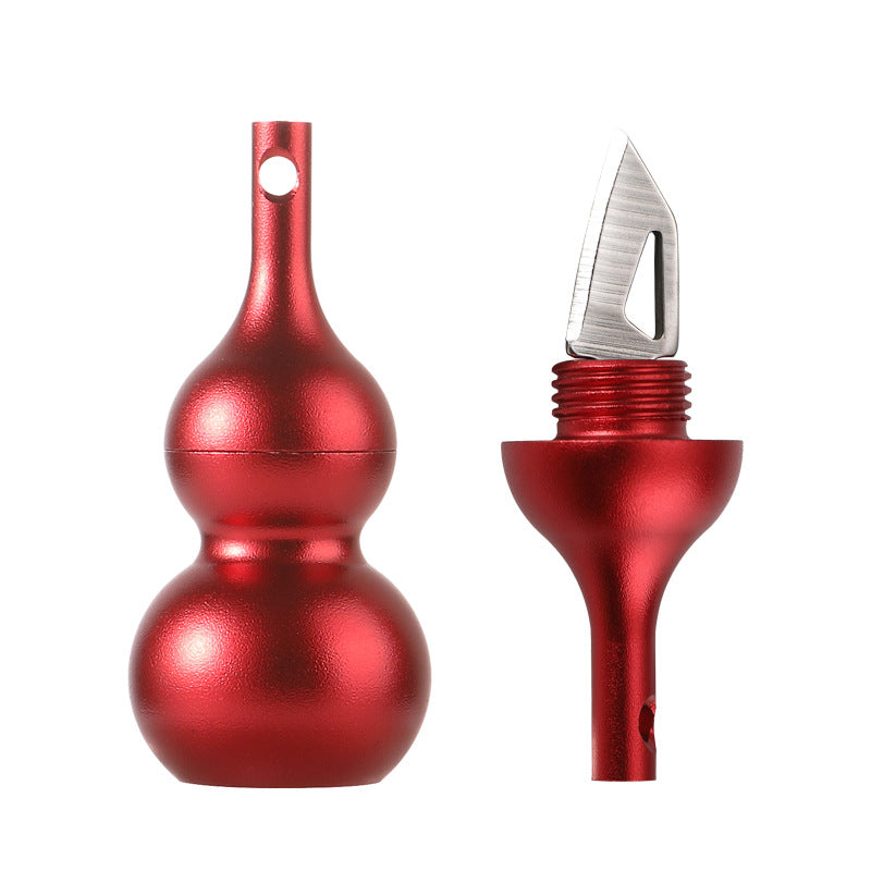 Innovative Small Gourd Portable Keychain Pendant Decorative EDC Tool