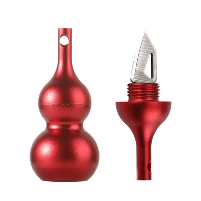 Innovative Small Gourd Portable Keychain Pendant Decorative EDC Tool