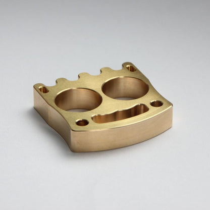 Portable Brass Edc Tool with Mini Smiley Face Bottle Opener