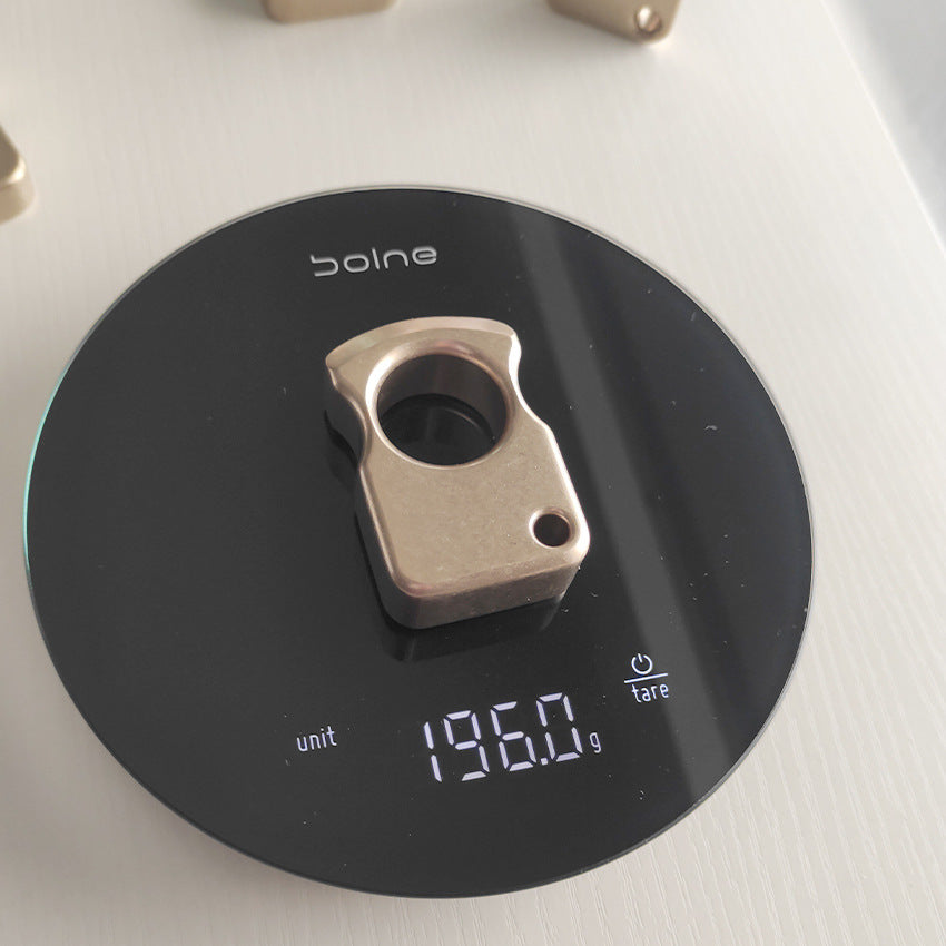 Brass One-Hole Versatile Everyday Carry Tool