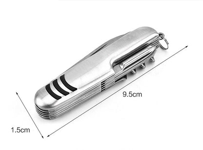 Folding Bottle Opener and Multifunctional Outdoor EDC Tool