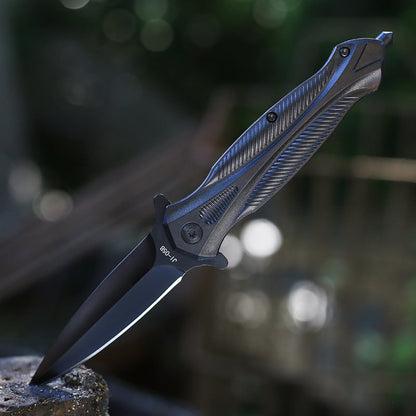 Outdoor Tool with Folding Design and Plastic Handle