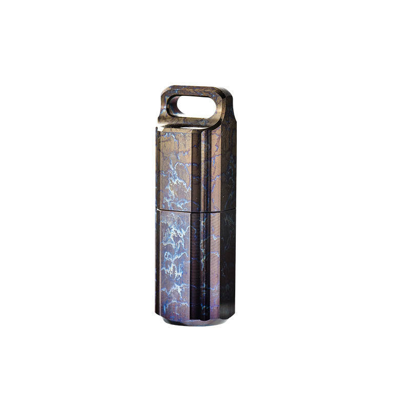 Titanium Keychain Box Featuring Waterproof Sealed Construction