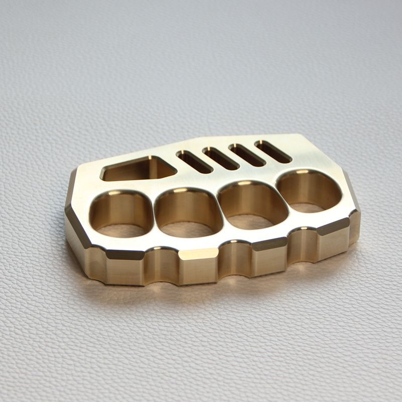 Durable Outdoor Brass Tool with Thick Four-Hole Design