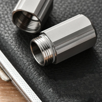 Titanium Keychain Box Featuring Waterproof Sealed Construction