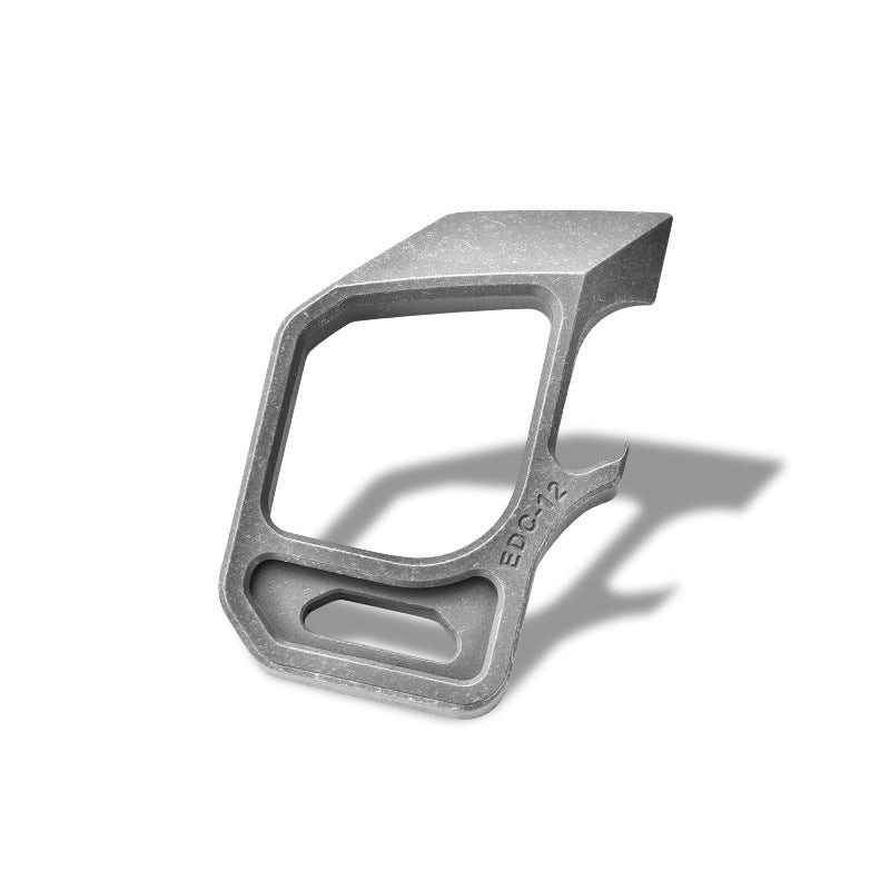 Outdoor Titanium Bottle Opener Pendant with Multiple Functions