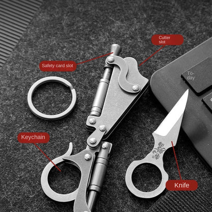Portable Keychain Backpack Pocket EDC Tool