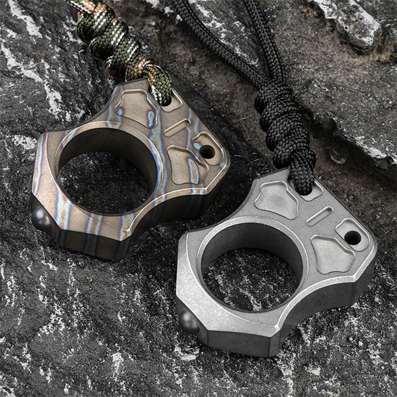 Hand-Forged Titanium EDC Backpack Tool with Single Hole Feature