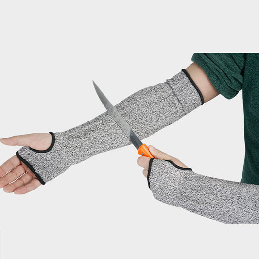 Breathable and Elastic Gray Sleeves Designed for Comfort