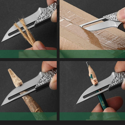 Pocket-Sized Folding Morphing EDC Tool for Backpack Carry