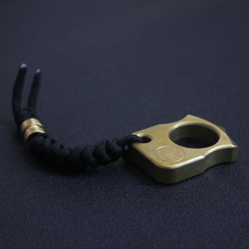 Mini Brass Outdoor Backpack Tool with Single Hole