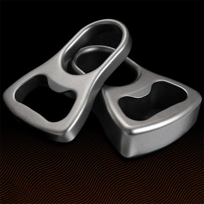 Sand Blasted and Stone Washed Titanium Alloy Open Bottle Backpack Tool