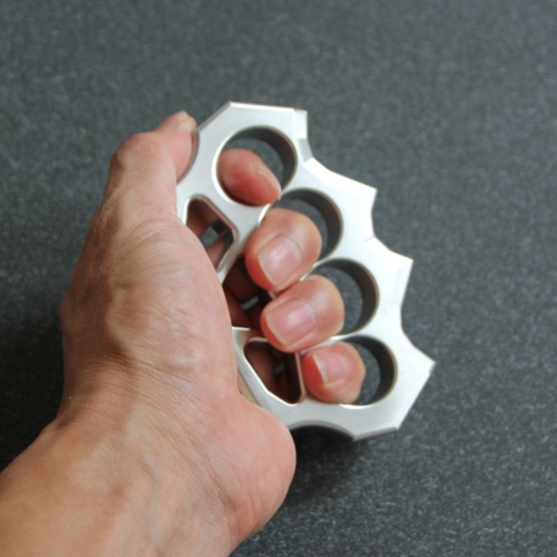 Outdoor Tool with Large Hole in 304 Steel Grass Pattern Design
