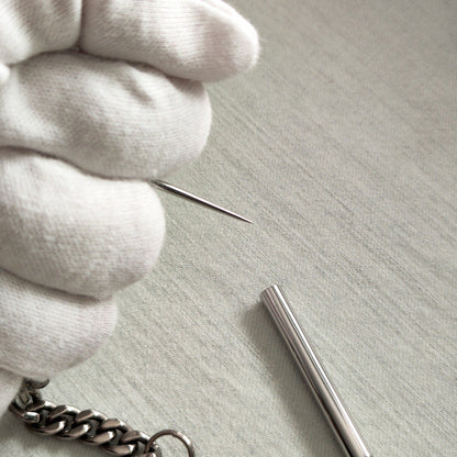 EDC Toothpick Tool Featuring 304 Steel and a Titanium Chain