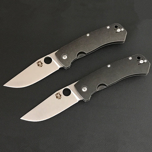 LIOME Folding Outdoor Tool with Titanium Alloy Handle and D2 Steel