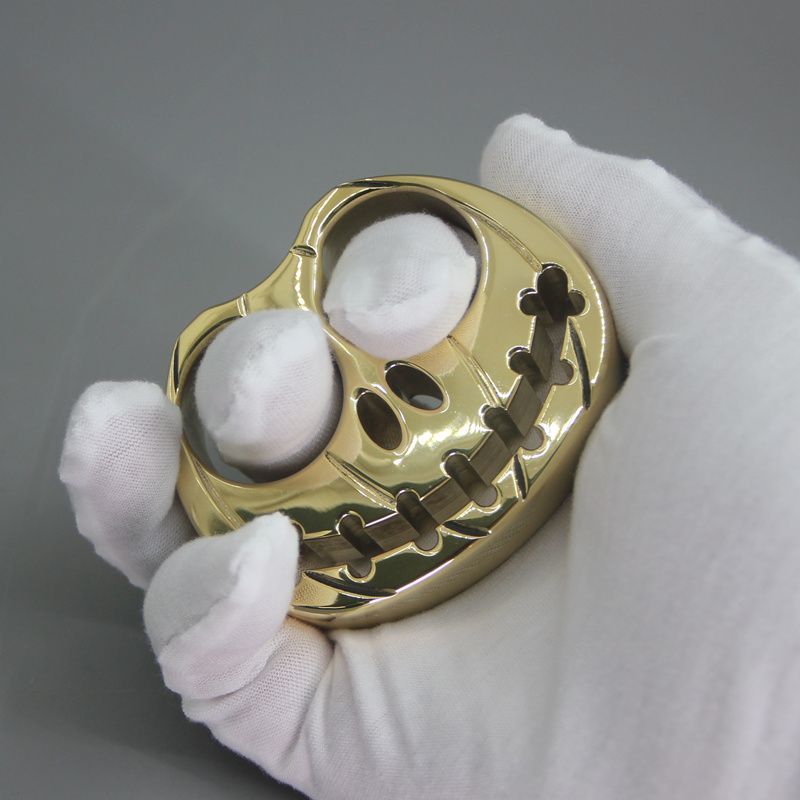 Miniature Brass Outdoor Tool with Pumpkin Design