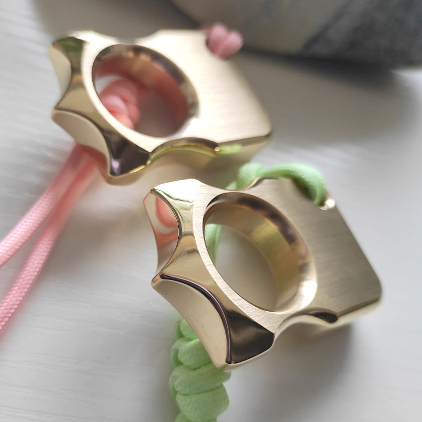Brass One-Hole Versatile Everyday Carry Tool