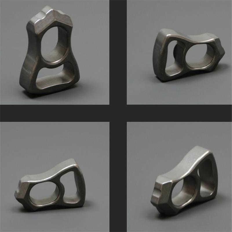 Stonewashed Titanium Alloy Single Hole Multifunctional Bottle Opener