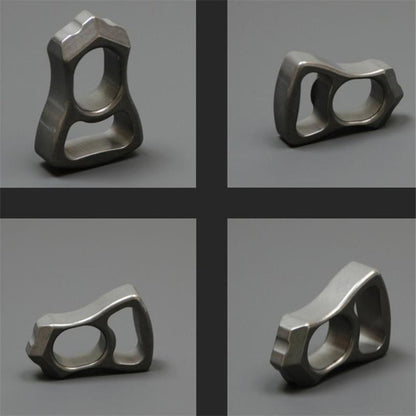 Stonewashed Titanium Alloy Single Hole Multifunctional Bottle Opener