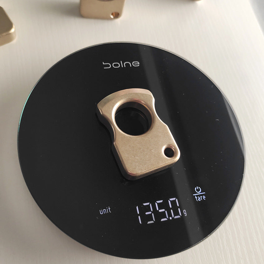 Brass One-Hole Versatile Everyday Carry Tool