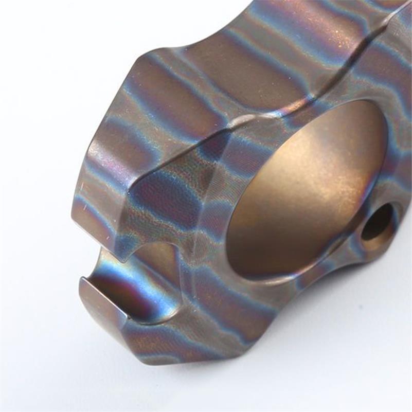 Portable Titanium Bottle Opener with Pendant Design for Everyday Carry