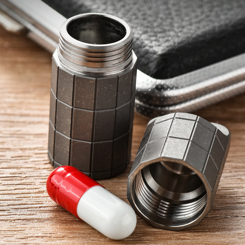 Titanium Keychain Box Featuring Waterproof Sealed Construction